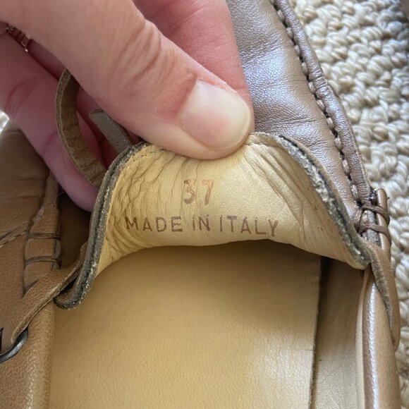 M. Gemi Leather driving mocs (37) - Picture 4 of 7